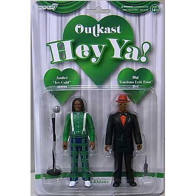 SUPER7 REACTION FIGURES 3.75インチアクションフィギュア OUTKAST WAVE 4 (HEY YA!) 2PACK