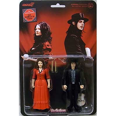 SUPER7 REACTION FIGURES 3.75インチアクションフィギュア THE WHITE STRIPES WAVE 1 (GET BEHIND ME SATAN) 2PACK