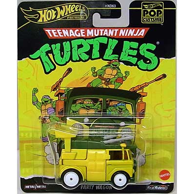 MATTEL HOT WHEELS 1/64スケール 2025 POP CULTURE TEENAGE MUTANT NINJA TURTLES PARTY WAGON (国内版)