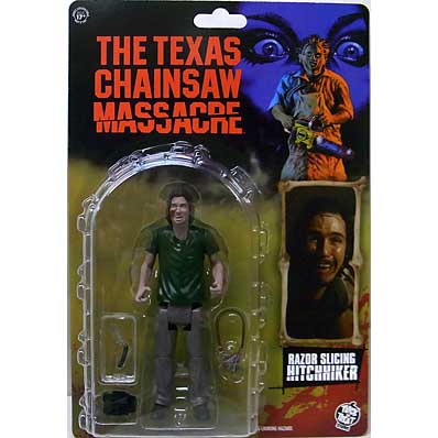 台紙傷み特価 TRICK OR TREAT STUDIOS THE TEXAS CHAINSAW MASSACRE (1974) 5インチフィギュア THE HITCHHIKER