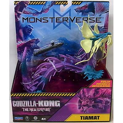 PLAYMATES GODZILLA x KONG: THE NEW EMPIRE 6インチベーシックアクションフィギュア TIAMAT WITH SUBMARINE (2025)