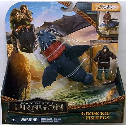 SPIN MASTER HOW TO TRAIN YOUR DRAGON (2025) DRAGON & VIKING ACTION FIGURE SET GRONKLE & FISHLEGS