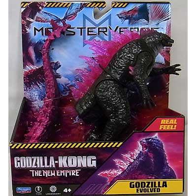 PLAYMATES GODZILLA x KONG: THE NEW EMPIRE 6インチベーシックアクションフィギュア GODZILLA EVOLVED REAL FEEL (2025)
