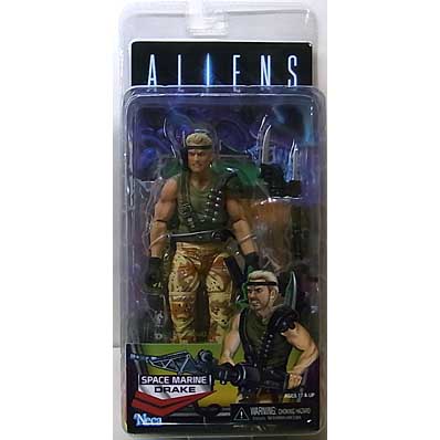 ブリスターワレ特価 NECA ALIEN 7インチアクションフィギュア ALIENS SPACE MARINE DRAKE [KENNER TRIBUTE]