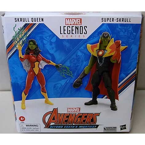 HASBRO MARVEL LEGENDS AVENGERS 60TH ANNIVERSARY SKRULL QUEEN & SUPER-SKRULL 2PACK (F7805) 国内版