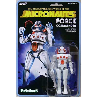 SUPER7 REACTION+ 3.75インチアクションフィギュア MICRONAUTS WAVE 2 FORCE COMMANDER