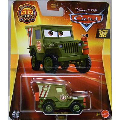 MATTEL CARS 2025 RACE & RESCUE シングル SARGE