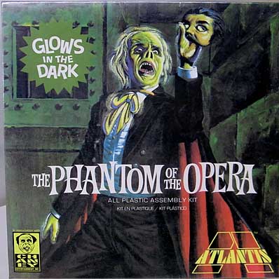 アトランティスモデル 1/8スケール オペラの怪人 グロー･イン･ザ･ダーク 組み立て式プラモデル