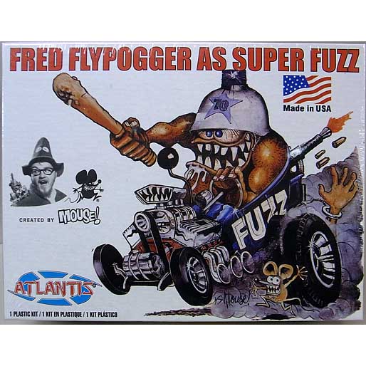 アトランティスモデル スタンリー・マウス ホットロッドモンスター スーパー・ファズ 組み立て式プラモデル