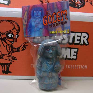 AMIGO TOYZ MONSTER HOME FINGER PUPPETS SIZE MONOCOLOR VINYL FIGURE SERIES 3 GOLEM VA DE COMPRAS [COLOR]