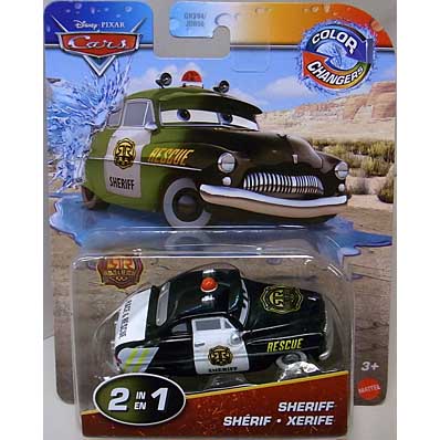 MATTEL CARS 2025 COLOR CHANGERS シングル SHERIFF (RACE & RESCUE)