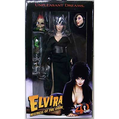 パッケージ傷み特価 NECA ELVIRA: MISTRESS OF THE DARK 8インチドール ELVIRA